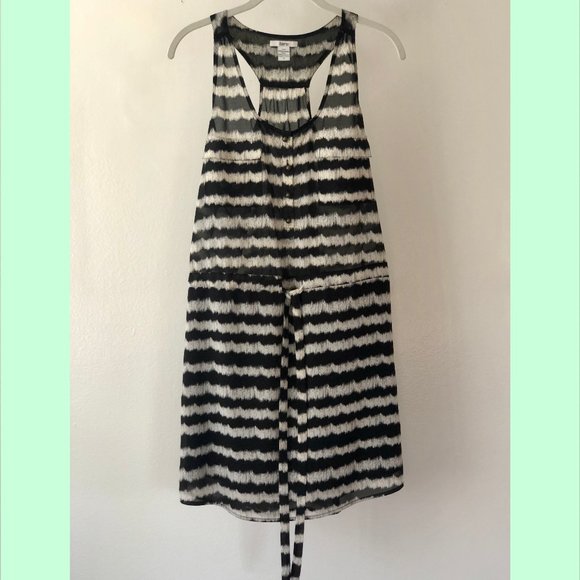 Bar III Striped Summer Tie-Waist Dress - Picture 2 of 6